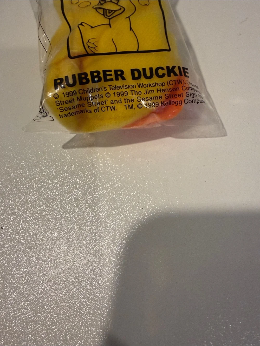 Sesame Street Rubber Duckie Mini Beans - Yellow & Orange